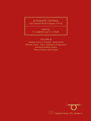 cover image of Automatic Control 1990